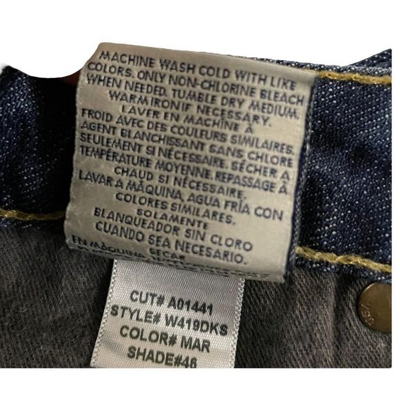 Hudson Womens Jeans Cropped Capri Dark Wash Denim W419DKS Size 28 - Picture 6 of 11